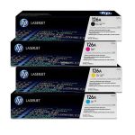 ست کارتریج چهار رنگ جی اند بی اچ پی مدل HP 126A-130A